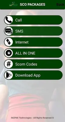 SIM Packages Pakistan android App screenshot 0