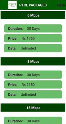 SIM Packages Pakistan android App screenshot 2